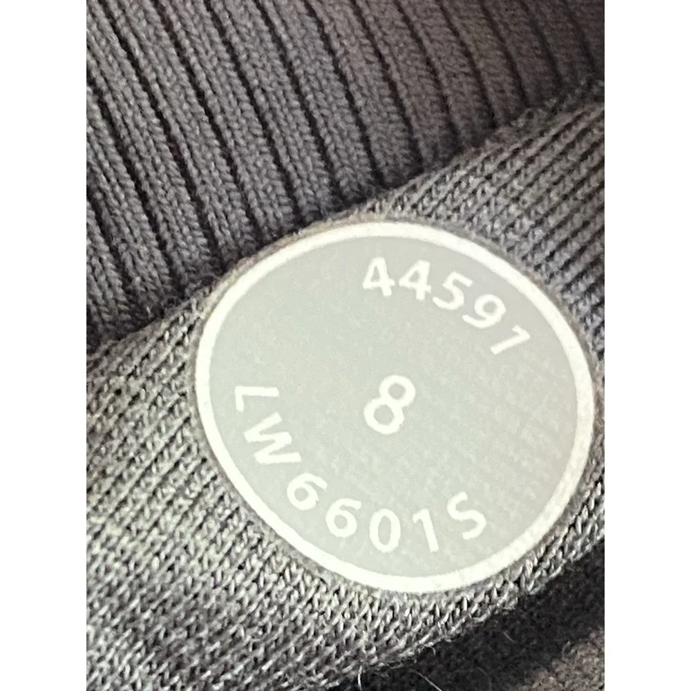 Lululemon Street To Studio Crop Pants Size 8 Grey Ruched Drawstring Cropped